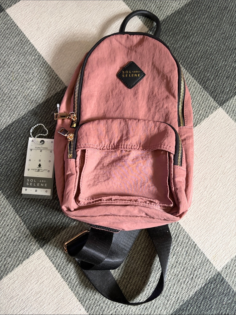 NEW Sol and Selene Blush Over the Shoulder Backpack